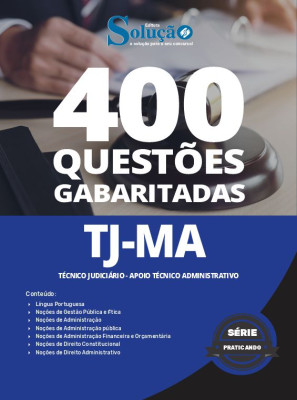 Caderno de Questões TJ-MA - Técnico Judiciário - Apoio Técnico Administrativo - 400 Questões Gabaritadas - Imagem 2