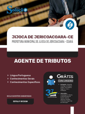 Apostila Prefeitura de Jijoca de Jericoacoara - CE em PDF 2024 - Agente de Tributos - Imagem 1