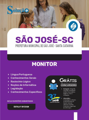 Apostila Prefeitura de São José - SC 2024 - Monitor - Imagem 3