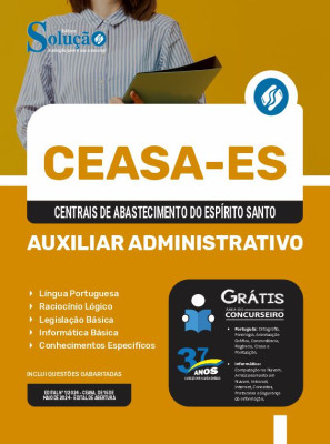 Apostila CEASA-ES 2024 - Auxiliar Administrativo - Imagem 3