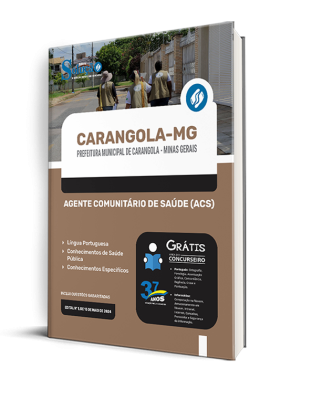 Apostila Prefeitura de Carangola - MG 2024 - Agente Comunitário de Saúde (ACS) - Imagem 2