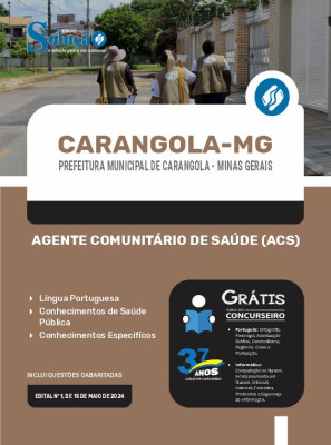 Apostila Prefeitura de Carangola - MG 2024 - Agente Comunitário de Saúde (ACS) - Imagem 3