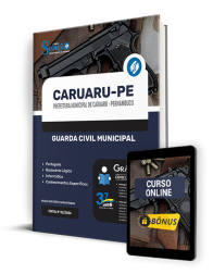 Capa Apostila Prefeitura de Caruaru - PE 2024 - Guarda Civil Municipal