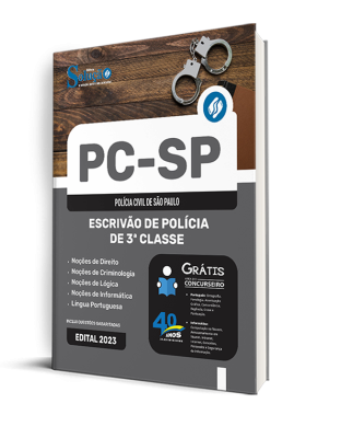 Apostila PC-SP 2024 - Escrivão de Polícia de 3ª Classe - Imagem 2