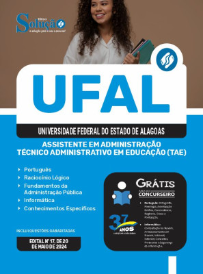 Apostila UFAL 2024 - Assistente em Administração - Técnico Administrativo em Educação (TAE) - Imagem 3