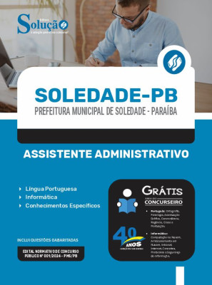 Apostila Prefeitura de Soledade - PB 2024 - Assistente Administrativo - Imagem 3