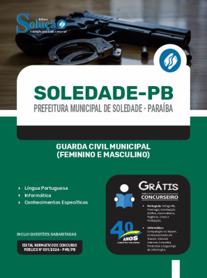 Apostila Prefeitura de Soledade - PB 2024 - Guarda Civil Municipal (Feminino e Masculino) - Imagem 3