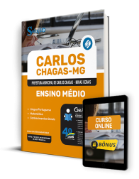 Capa Apostila Prefeitura de Carlos Chagas - MG 2024 - Ensino Médio