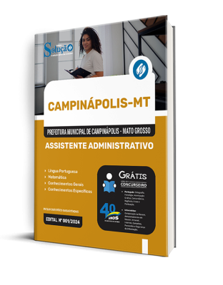 Apostila Prefeitura de Campinápolis - MT 2024 - Assistente Administrativo - Imagem 2