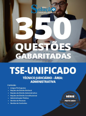 Caderno de Questões TSE Unificado - Técnico Judiciário - Área: Administrativa - 350 Questões Gabaritadas - Imagem 2