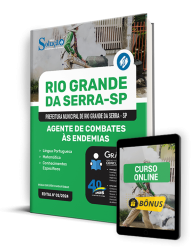 Capa Apostila Prefeitura de Rio Grande da Serra - SP 2024 - Agente de Combates ás Endemias