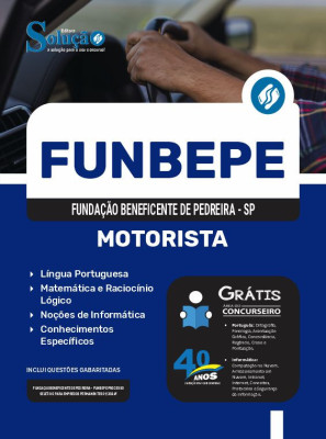 Apostila FUNBEPE em PDF 2024 - Motorista - Imagem 1