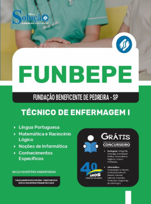 Apostila FUNBEPE em PDF 2024 - Técnico de Enfermagem I - Imagem 1