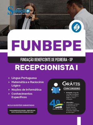 Apostila FUNBEPE 2024 - Recepcionista I - Imagem 3