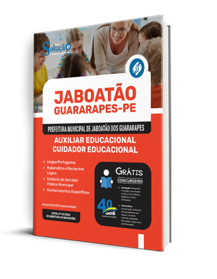 Apostila Prefeitura de Jaboatão dos Guararapes - PE 2024 - Auxiliar Educacional - Cuidador Educacional - Imagem 2