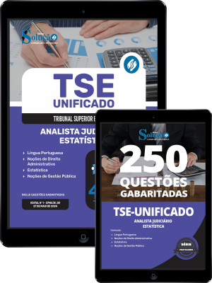 Combo TSE Unificado Analista Judiciário - Área: Apoio Especializado - Especialidade: Estatística - Imagem 1