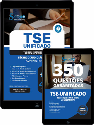 Combo TSE Unificado Técnico Judiciário - Área: Administrativa - Imagem 1