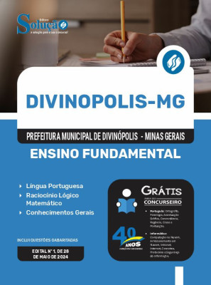 Apostila Prefeitura de Divinópolis - MG em PDF 2024 - Ensino Fundamental - Imagem 1