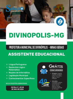 Apostila Prefeitura de Divinópolis - MG 2024 - Assistente Educacional - Imagem 3