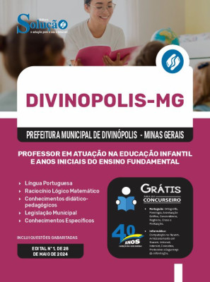 Apostila Prefeitura de Divinópolis - MG 2024 - Professor em Atuação na Educação Infantil e Anos iniciais do Ensino Fundamental - Imagem 3