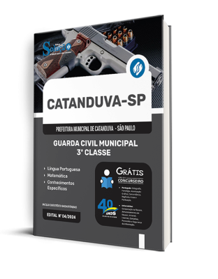 Apostila Prefeitura de Catanduva - SP 2024 - Guarda Civil Municipal - 3ª Classe - Imagem 2