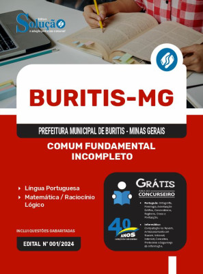 Apostila Prefeitura de Buritis - MG 2024 - Comum Fundamental Incompleto - Imagem 3