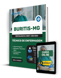 Capa Apostila Prefeitura de Buritis - MG 2024 - Técnico de Enfermagem