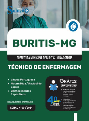 Apostila Prefeitura de Buritis - MG em PDF  - Técnico de Enfermagem - Imagem 1