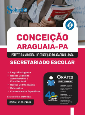 Apostila Prefeitura de Conceição do Araguaia - PA 2024 - Secretariado Escolar - Imagem 3