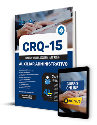 Apostila CRQ-15 2024 - Auxiliar Administrativo - Imagem 1