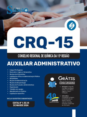 Apostila CRQ-15  - Auxiliar Administrativo - Imagem 3