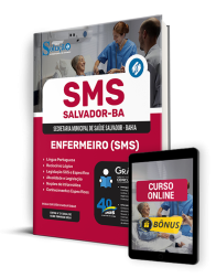 Capa Apostila SMS Salvador 2024 - Enfermeiro (SMS)
