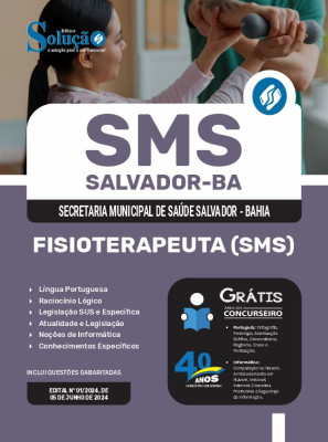 Apostila SMS Salvador 2024 - Fisioterapeuta (SMS) - Imagem 3