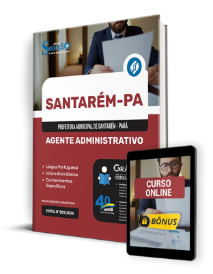 Apostila Prefeitura de Santarém - PA 2024 - Agente Administrativo