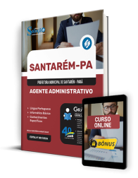 Capa Apostila Prefeitura de Santarém - PA 2024 - Agente Administrativo