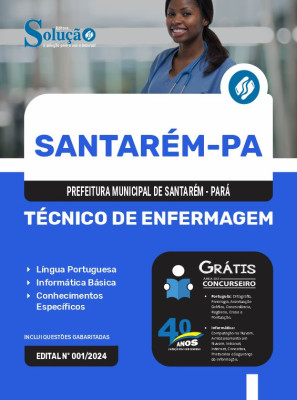 Apostila Prefeitura de Santarém - PA 2024 - Técnico de Enfermagem - Imagem 3