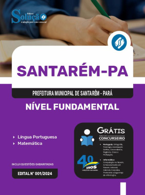 Apostila Prefeitura de Santarém - PA 2024 - Nível Fundamental - Comum aos Cargos - Imagem 3