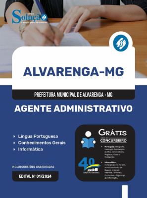 Apostila Prefeitura de Alvarenga - MG 2024 - Agente Administrativo - Imagem 3