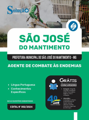 Apostila Prefeitura de São José do Mantimento - MG  - Agente de Combate às Endemias - Imagem 3