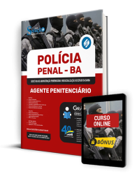 Capa Apostila Polícia Penal - BA 2024 - Agente Penitenciário