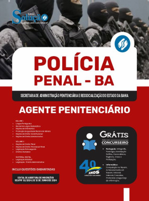 Apostila Polícia Penal - BA 2024 - Agente Penitenciário - Imagem 3