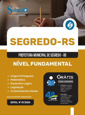 Apostila Prefeitura de Segredo - RS 2024 - Nível Fundamental - Imagem 3