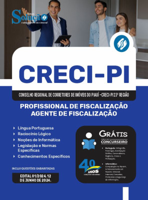 Apostila CRECI-PI 2024 - Profissional de Fiscalização/Agente de Fiscalização - Imagem 3