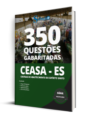 Capa Caderno de Questões CEASA-ES - 350 Questões Gabaritadas