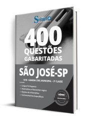 Capa Caderno de Questões Prefeitura de São José do Rio Preto - SP - GCM - Guarda Civil Municipal - 3ª Classe - 400 Questões Gabaritadas