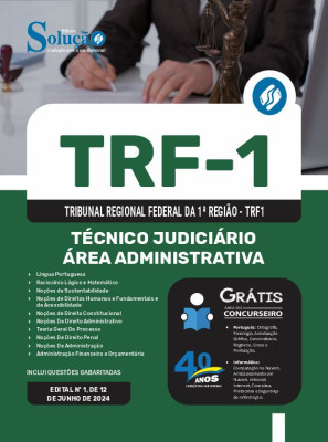 Apostila TRF1 2024 - Técnico Judiciário - Área Administrativa - Imagem 3