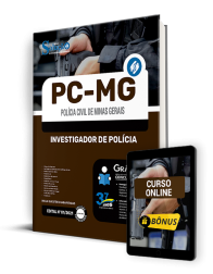 Capa Apostila PC-MG 2024 - Investigador de Polícia
