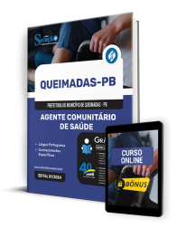 Capa Apostila Prefeitura de Queimadas - PB 2024 - Agente Comunitário de Saúde