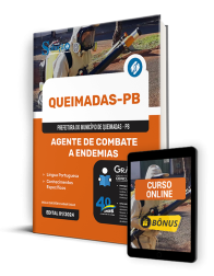 Capa Apostila Prefeitura de Queimadas - PB 2024 - Agente de Combate a Endemias