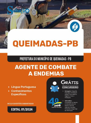 Apostila Prefeitura de Queimadas - PB em PDF  - Agente de Combate a Endemias - Imagem 1